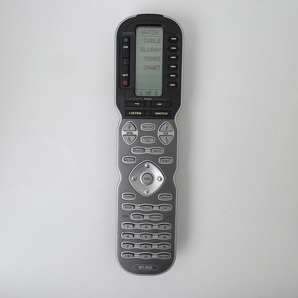 Universal Remote Control MX-900 RF Remote Controller Gray Black Tech TESTED
